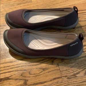 Like new Crocs slip-ons